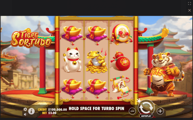 Rolos do slot Fortune Tiger